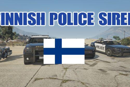 Finnish Police Siren